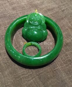 Vòng Tay Ngọc Bích Bản Liền VVIP NI 55 (VNB-VT087) 13