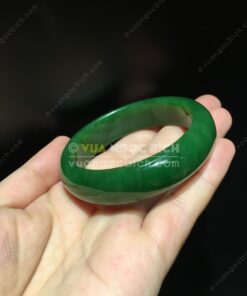 Vòng Tay Ngọc Bích Bản Liền VVIP NI 55 (VNB-VT087) 11