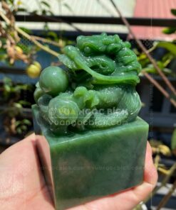 Ấn Rồng Ngọc Bích VIP 6x10cm (VNB-VPPT027)