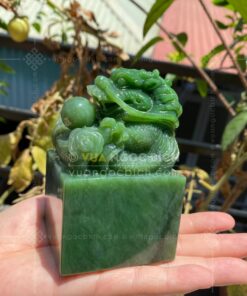 Ấn Rồng Ngọc Bích VIP 6x10cm (VNB-VPPT027)