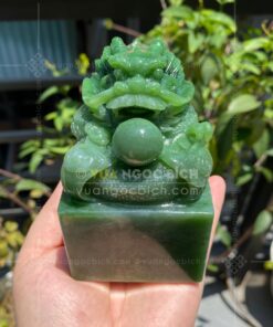 Ấn Rồng Ngọc Bích VIP 6x10cm (VNB-VPPT027)