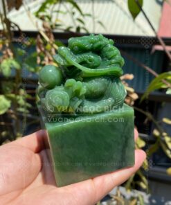 Ấn Rồng Ngọc Bích VIP 6x10cm (VNB-VPPT027)