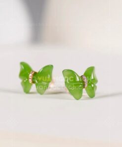 Bông Tai Bướm Ngọc Bích (VNB-BT970) 16 Bông Tai Bướm Ngọc Bích (VNB-BT970)