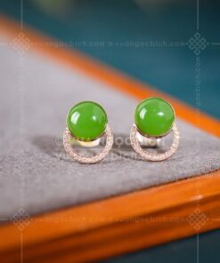 Bông Tai Ngọc Bích (VNB-BT918)