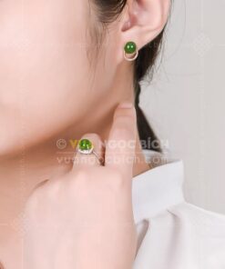 Bông Tai Ngọc Bích (VNB-BT918)