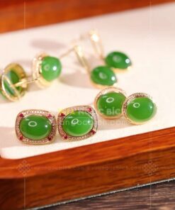 Bông Tai Ngọc Bích (VNB-BT977)