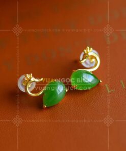 Bông Tai Thiên Nga Ngọc Bích (VNB-BT944)