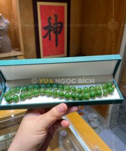 Chuỗi Cổ Ngọc Bích 12mm VIP (VNB-CC026)
