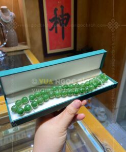 Chuỗi Cổ Ngọc Bích 12mm VIP (VNB-CC026)
