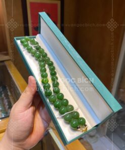 Chuỗi Cổ Ngọc Bích 12mm VIP (VNB-CC026)