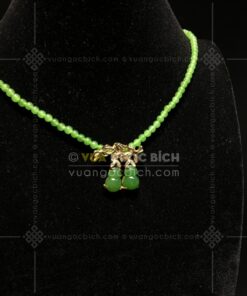 Chuỗi Cổ Ngọc Bích 5mm Mix Mặt Dây Hồ Lô Ngọc Bích (VNB-CC928)
