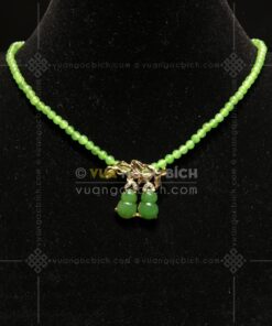 Chuỗi Cổ Ngọc Bích 5mm Mix Mặt Dây Hồ Lô Ngọc Bích (VNB-CC928)