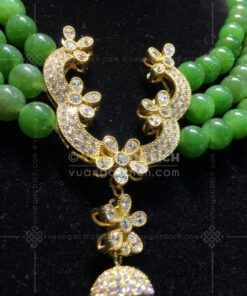 Chuỗi Cổ Ngọc Bích 8mm Mix Khoá Vàng 18k Mix Kim Cương VVIP (VNB-CC959) 66 Chuỗi Cổ Ngọc Bích 8mm Mix Khoá Vàng 18k Mix Kim Cương VVIP (VNB-CC959)