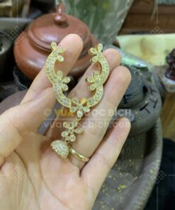 Chuỗi Cổ Ngọc Bích 8mm Mix Khoá Vàng 18k Mix Kim Cương VVIP (VNB-CC959) 54 Chuỗi Cổ Ngọc Bích 8mm Mix Khoá Vàng 18k Mix Kim Cương VVIP (VNB-CC959)