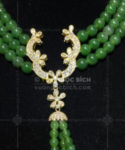 Chuỗi Cổ Ngọc Bích 8mm Mix Khoá Vàng 18k Mix Kim Cương VVIP (VNB-CC959) 47 Chuỗi Cổ Ngọc Bích 8mm Mix Khoá Vàng 18k Mix Kim Cương VVIP (VNB-CC959)