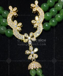 Chuỗi Cổ Ngọc Bích 8mm Mix Khoá Vàng 18k Mix Kim Cương VVIP (VNB-CC959) 46 Chuỗi Cổ Ngọc Bích 8mm Mix Khoá Vàng 18k Mix Kim Cương VVIP (VNB-CC959)