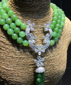 Chuỗi Cổ Ngọc Bích 8mm (VNB-CC958)