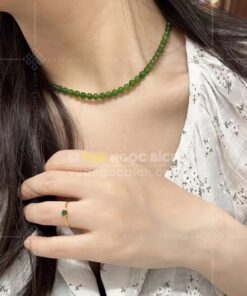 Các Mẫu Chuỗi Hạt Đeo Cổ Ngọc Bích Nephrite Jade