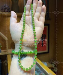 Các Mẫu Chuỗi Hạt Đeo Cổ Ngọc Bích Nephrite Jade