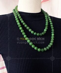Các Mẫu Chuỗi Hạt Đeo Cổ Ngọc Bích Nephrite Jade