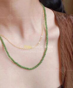 Các Mẫu Chuỗi Hạt Đeo Cổ Ngọc Bích Nephrite Jade