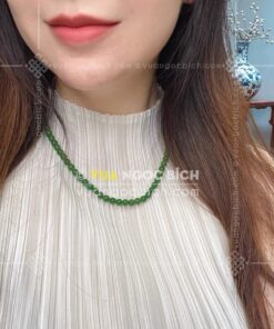 Các Mẫu Chuỗi Hạt Đeo Cổ Ngọc Bích Nephrite Jade