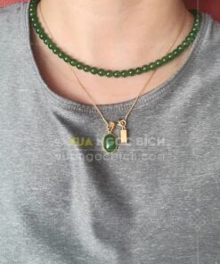 Các Mẫu Chuỗi Hạt Đeo Cổ Ngọc Bích Nephrite Jade