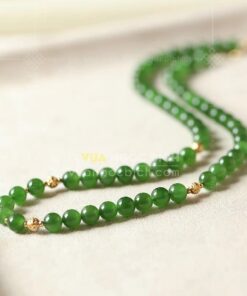Các Mẫu Chuỗi Hạt Đeo Cổ Ngọc Bích Nephrite Jade