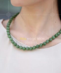Các Mẫu Chuỗi Hạt Đeo Cổ Ngọc Bích Nephrite Jade