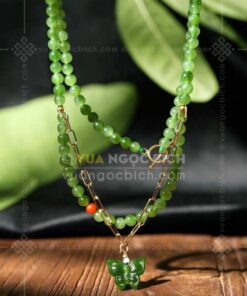 Các Mẫu Chuỗi Hạt Đeo Cổ Ngọc Bích Nephrite Jade