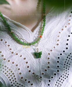 Các Mẫu Chuỗi Hạt Đeo Cổ Ngọc Bích Nephrite Jade