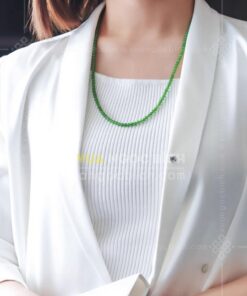 Các Mẫu Chuỗi Hạt Đeo Cổ Ngọc Bích Nephrite Jade