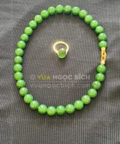 Các Mẫu Chuỗi Hạt Đeo Cổ Ngọc Bích Nephrite Jade