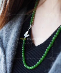 Các Mẫu Chuỗi Hạt Đeo Cổ Ngọc Bích Nephrite Jade