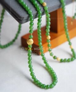 Các Mẫu Chuỗi Hạt Đeo Cổ Ngọc Bích Nephrite Jade