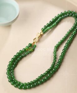 Các Mẫu Chuỗi Hạt Đeo Cổ Ngọc Bích Nephrite Jade
