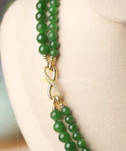 Các Mẫu Chuỗi Hạt Đeo Cổ Ngọc Bích Nephrite Jade