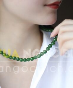 Các Mẫu Chuỗi Hạt Đeo Cổ Ngọc Bích Nephrite Jade