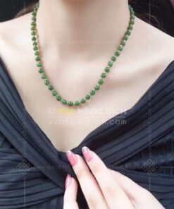Các Mẫu Chuỗi Hạt Đeo Cổ Ngọc Bích Nephrite Jade