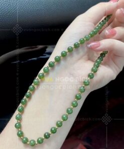 Các Mẫu Chuỗi Hạt Đeo Cổ Ngọc Bích Nephrite Jade