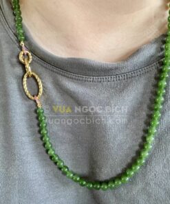 Các Mẫu Chuỗi Hạt Đeo Cổ Ngọc Bích Nephrite Jade