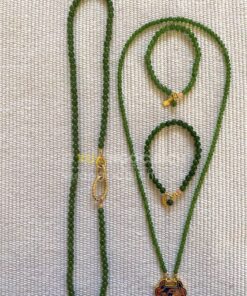 Các Mẫu Chuỗi Hạt Đeo Cổ Ngọc Bích Nephrite Jade