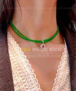 Các Mẫu Chuỗi Hạt Đeo Cổ Ngọc Bích Nephrite Jade