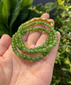 Chuỗi Vòng Tay Ngọc Bích 6mm Mix Charm Vàng 24k VVIP (VNB-VT329-4) 52 Chuỗi Vòng Tay Ngọc Bích 6mm Mix Charm Vàng 24k VVIP (VNB-VT329-4) 13