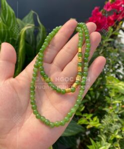 Chuỗi Vòng Tay Ngọc Bích 6mm Mix Charm Vàng 24k VVIP (VNB-VT329-4) 53 Chuỗi Vòng Tay Ngọc Bích 6mm Mix Charm Vàng 24k VVIP (VNB-VT329-4) 14