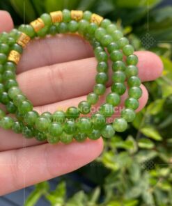 Chuỗi Vòng Tay Ngọc Bích 6mm Mix Charm Vàng 24k VVIP (VNB-VT329-4) 49 Chuỗi Vòng Tay Ngọc Bích 6mm Mix Charm Vàng 24k VVIP (VNB-VT329-4) 10