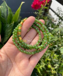 Chuỗi Vòng Tay Ngọc Bích 6mm Mix Charm Vàng 24k VVIP (VNB-VT329-4) 70 Chuỗi Vòng Tay Ngọc Bích 6mm Mix Charm Vàng 24k VVIP (VNB-VT329-4) 31