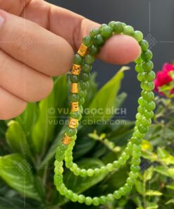 Chuỗi Vòng Tay Ngọc Bích 6mm Mix Charm Vàng 24k VVIP (VNB-VT329-4) 46 Chuỗi Vòng Tay Ngọc Bích 6mm Mix Charm Vàng 24k VVIP (VNB-VT329-4) 7