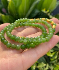 Chuỗi Vòng Tay Ngọc Bích 6mm Mix Charm Vàng 24k VVIP (VNB-VT329-4) 43 Chuỗi Vòng Tay Ngọc Bích 6mm Mix Charm Vàng 24k VVIP (VNB-VT329-4) 4