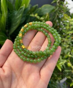 Chuỗi Vòng Tay Ngọc Bích 6mm Mix Charm Vàng 24k VVIP (VNB-VT329-4) 68 Chuỗi Vòng Tay Ngọc Bích 6mm Mix Charm Vàng 24k VVIP (VNB-VT329-4) 29